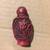 Vintage Chinese Carved Resin Snuff Bottle 3 thumbnail