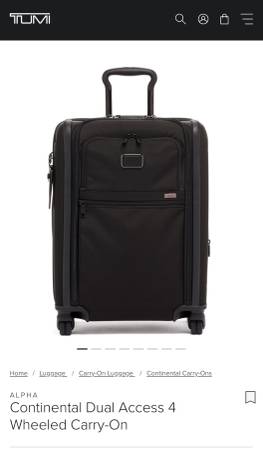 Tumi Continental Dual Access 4 Wheeled Carry-On 1