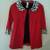 Brand new Red outerwear with leopard desgin for girl size 6X 14 thumbnail