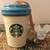 STARBUCKS Mini Christmas Ornament DISNEYLAND Happiest Place on Earth 2 thumbnail