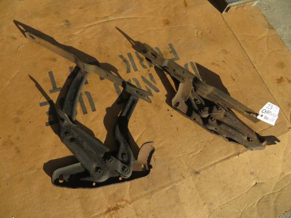 1973 to 1977 GM "A" Body Colonnade Hood Hinges 1