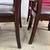 Solid cherry wood dining table with 4 matching chairs for sale 8 thumbnail