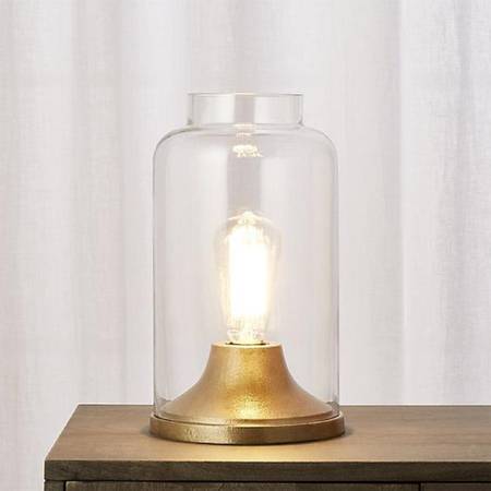 CB2 Crate and Barrel Cloche/Dome Lamp 1