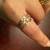 Such an Elegant Yellow Gold Ring with Beautiful Design (Size 7) 4 thumbnail
