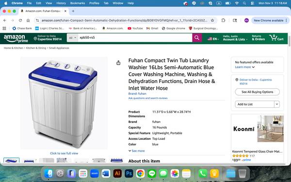 Portable laundry washer 1