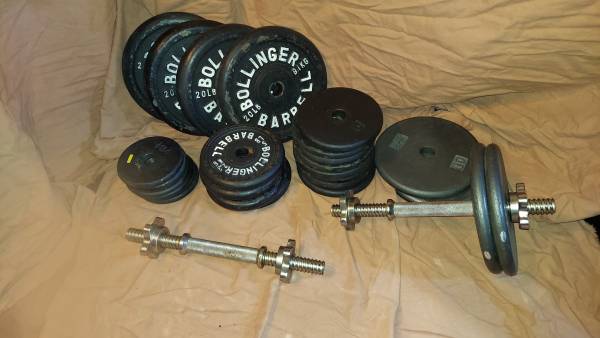 Adjustable dumbbell set 1