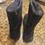 WOMEN'S BOOTS TIME AND TRU BLACK SLIP ON SIZE 11 5 thumbnail