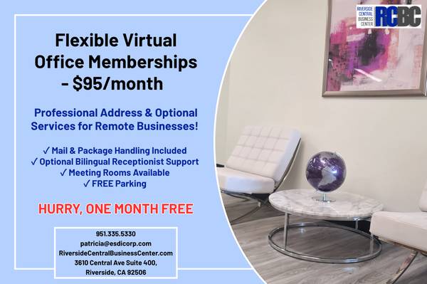 Flexible Virtual Office Memberships 1