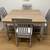 Solid oak dining set 10 thumbnail