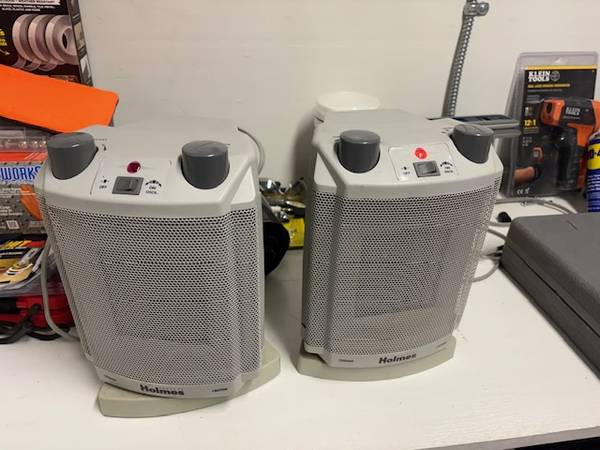 Holmes Electric heaters,    (2) 1