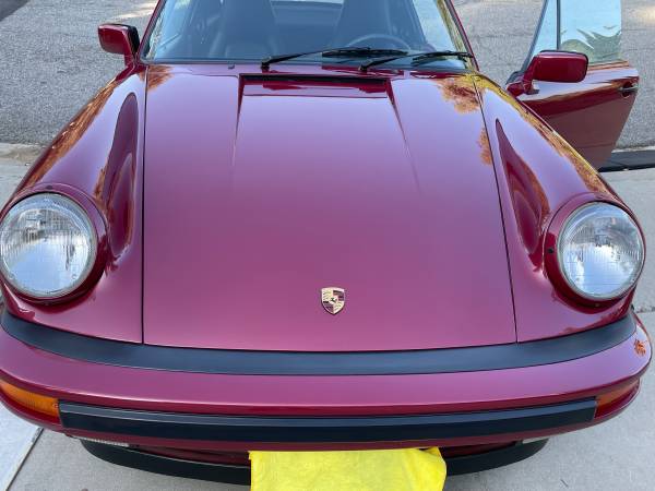 1989 PORSCHE 911 CAB PRISTINE 68000 MILES - $67,000 (Agoura hills)63615888116995120
