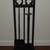 Black metal fireplace tools set with stand, poker, log grabber, broom, 1 thumbnail
