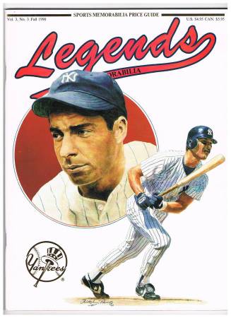 Legends New York Yankees Joe DiMaggio Don Mattingly Michael Jordan Ali 1
