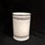 Shiny White Glass Decorative Cup with BLING embellishments 3 thumbnail