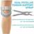 GRAY 2 PACK PATELLA KNEE BRACE/STRAP 2 thumbnail