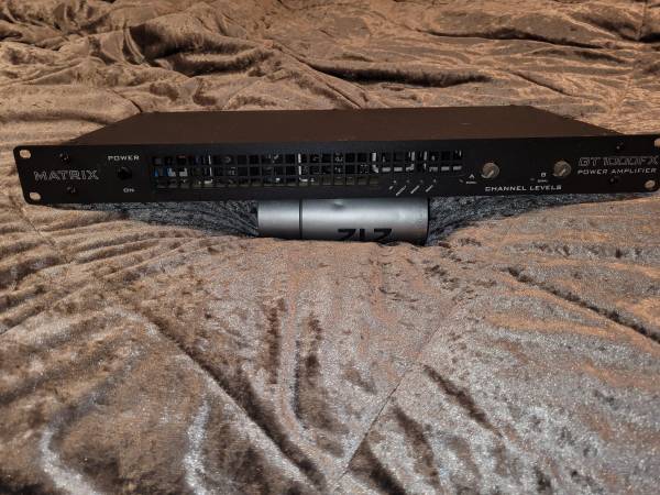 Matrix GT1000FX 1U Rack Mounted Power Amp - musical