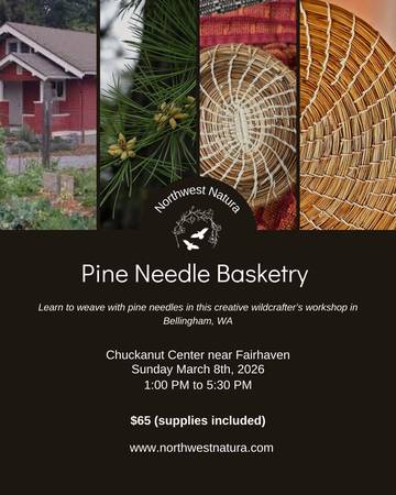 Pine Needle Basketry - A Wildcrafter's Workshop with Northwest Natura 1