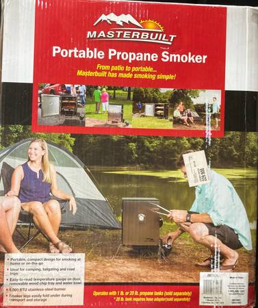 Masterbuilt, portable propane smoker 1