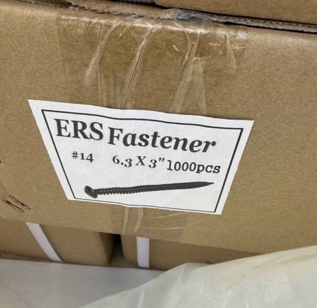 Fastners- #14 6.3 X 3” 1