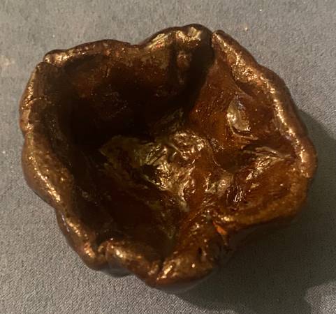 Brown Glazed Small or Mini Clay Pot 1