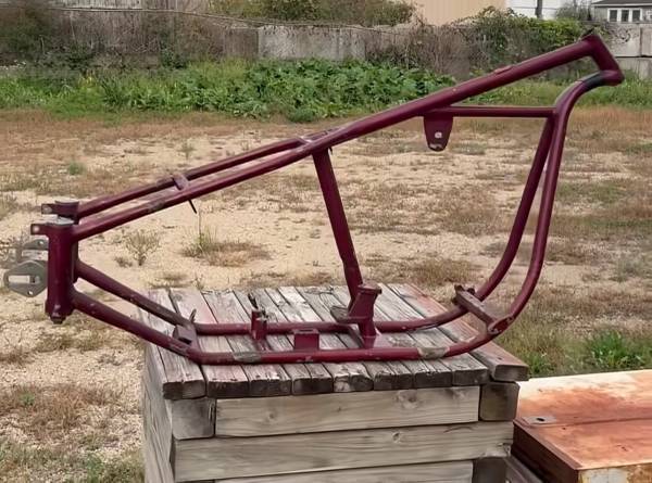 Killer old Santee big twin frame 1