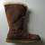UGG Australia Women's Suede Leather Sheepskin Boots Sz 7 5 thumbnail