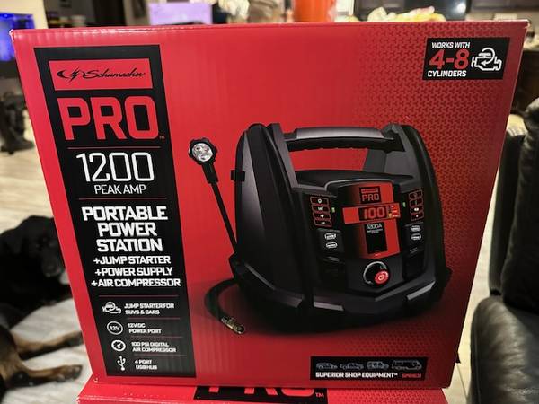 New Schumacher Pro 1200 Peak Amp Portable Power Station!!!! 1