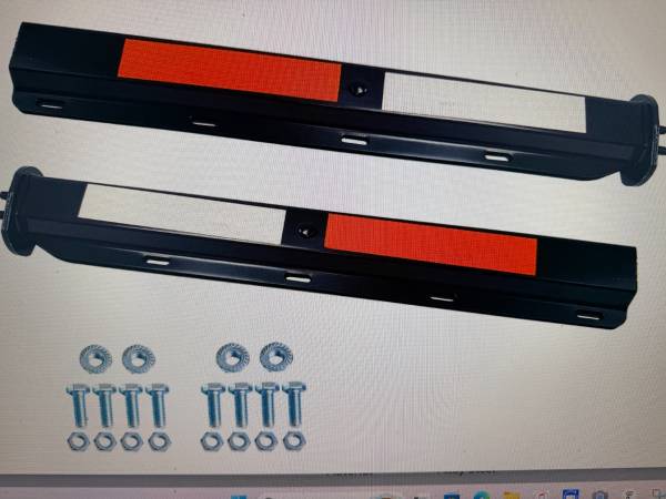 Straight Mudflap Hangers Brackets 1