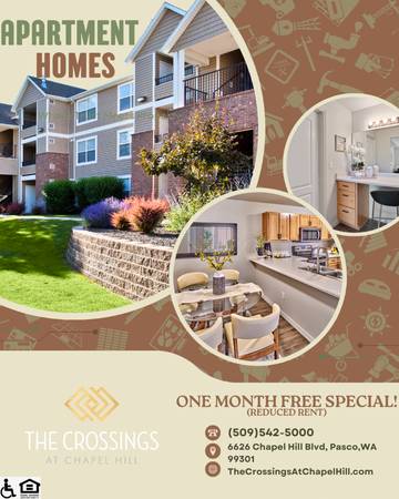 $1,399 / 1br - 904ft2 - Enjoy one month free on select apartments! (6626 Chapel Hill Blvd, Pasco, WA)63850861463681120
