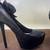 Madison Black Platform Stiletto Pump Heels Sz 11 7 thumbnail