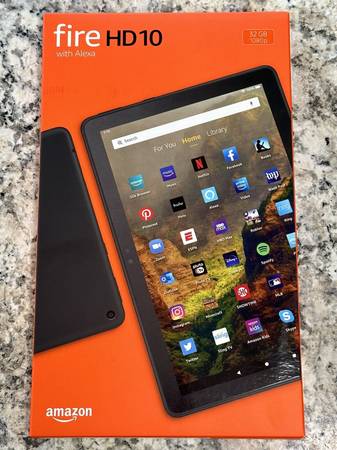 Amazon Fire HD 10 tablet, 10.1", 1080p Full HD, 32 GB, 1