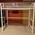 Metal Loft Bed with Bunkie boards and Twin Mattress 4 thumbnail