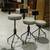 Rejuvenation Set of 3 Adjustable Steel Counter/Bar Stools 2 thumbnail