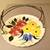 VINTAGE PLATE WITH COPPER HANDLE - 12" Diameter 2 thumbnail