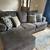 Grey Beige L-Section Couch 2 thumbnail