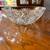 VINTAGE GLASS - 5 DESSERT GLASSES, SERVING BOWLS, CURVED CENTERPIECE 8 thumbnail