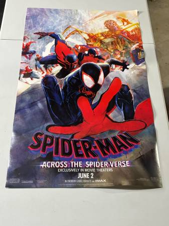 Spider-Man: Across The Spider-Verse Poster (Unframed/ 35” x 22”) 1