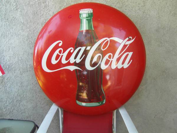 COCA COLA BUTTON VENDO 27A..BUBBLE CLOCK`` 1