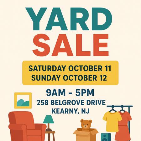 Yard Sale - Clean & Organized 1