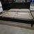 Modern Dark Brown Leather King Size Platform Bed Frame 8 thumbnail