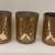 Set of  6 Votive Candle Holders - Bronze Glass 3 thumbnail