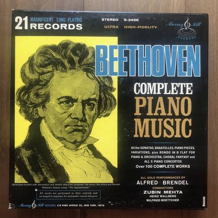 Alfred Brendel, Beethoven – Piano Music (Complete) Classical 21 Record 1