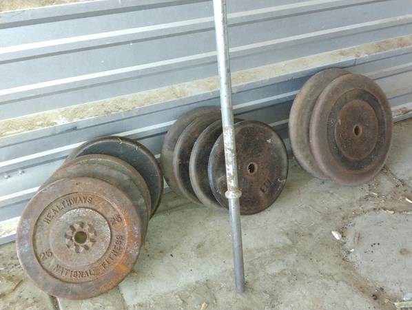 Bar bell weights 1