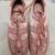 Jordache You've Got the Look Pink Suede and Satin Lace-Up Sneakers - 9 2 thumbnail