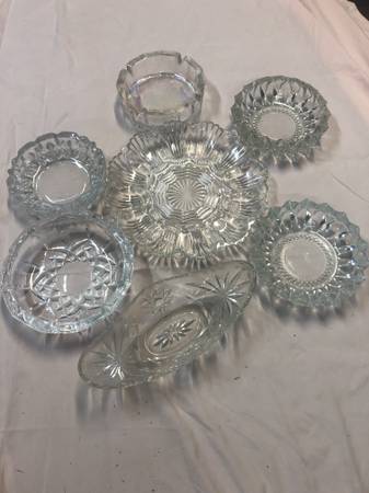 Vintage KIG Crystal Candy Dishes 1
