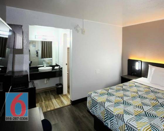 $399 / 1br - TARIFA SEMANAL en Natomas! Todo incluido - WiFi, TV, Café + Ubicación Perfecta (Natomas y Aeropuerto Smf)64044028285315120