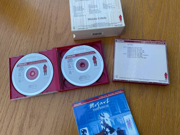 Mozart Piano Sonatas - 5CD box set - cds / dvds / vhs - by owner