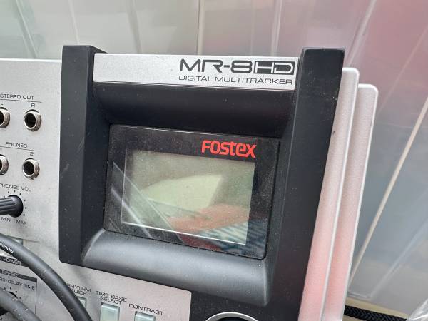 Fostex MR-8HD multitrack recorder w/manual 1