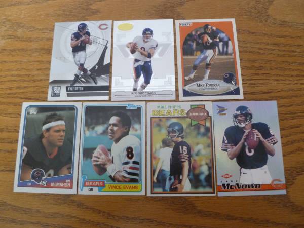 7 Chicago Bears Quarterbacks Sports Cards 1