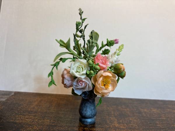 Beautiful Handmade Miniature Flower Bouquet 1